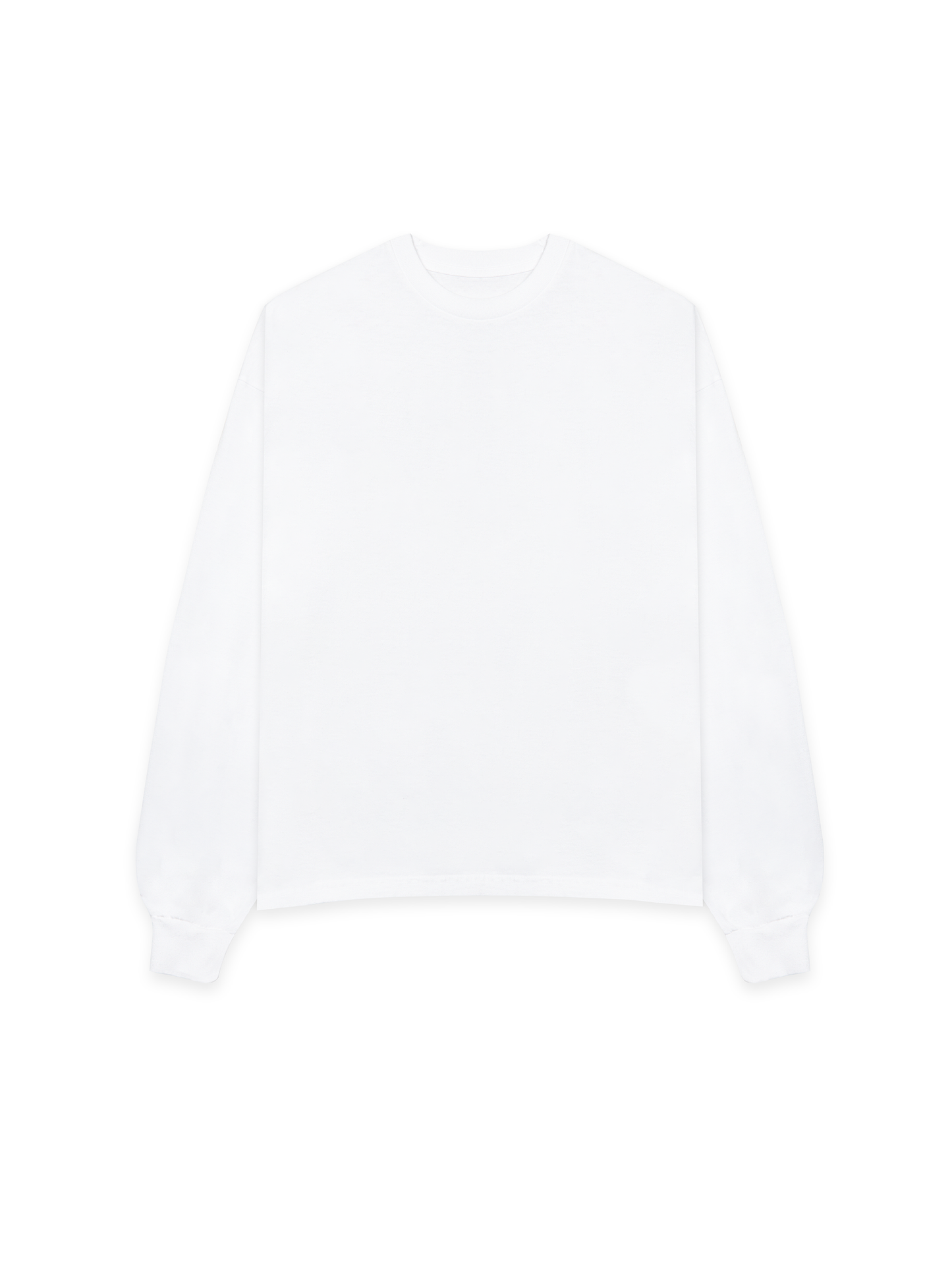 CM1900 WHITE LONGSLEEVE T-SHIRT