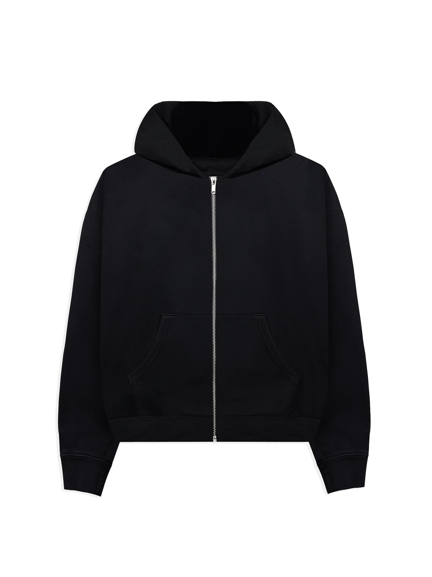 CM8600 BLACK ZIPPER HOODIE